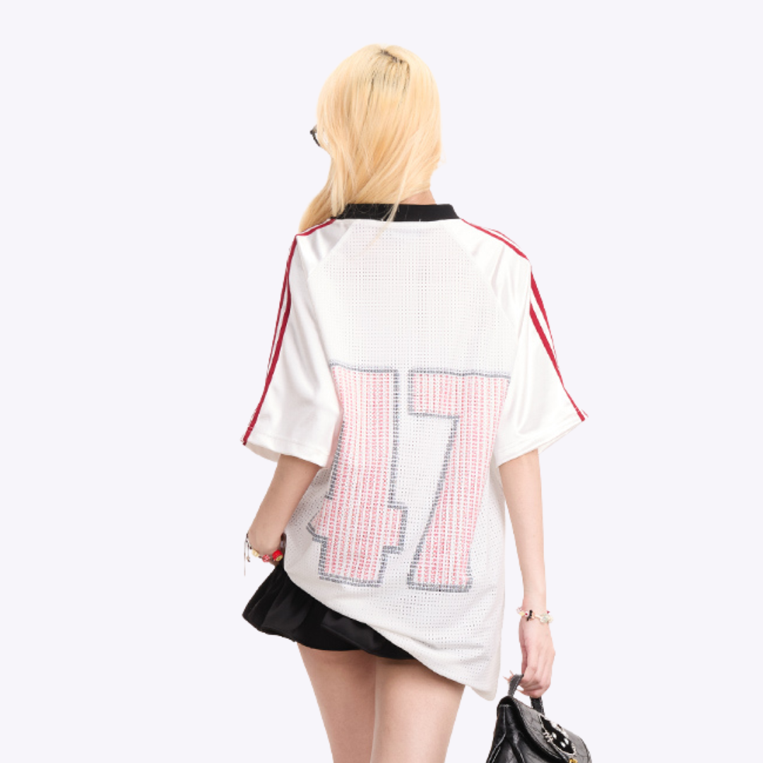 Image of Mesh Kitty Baseball Tee